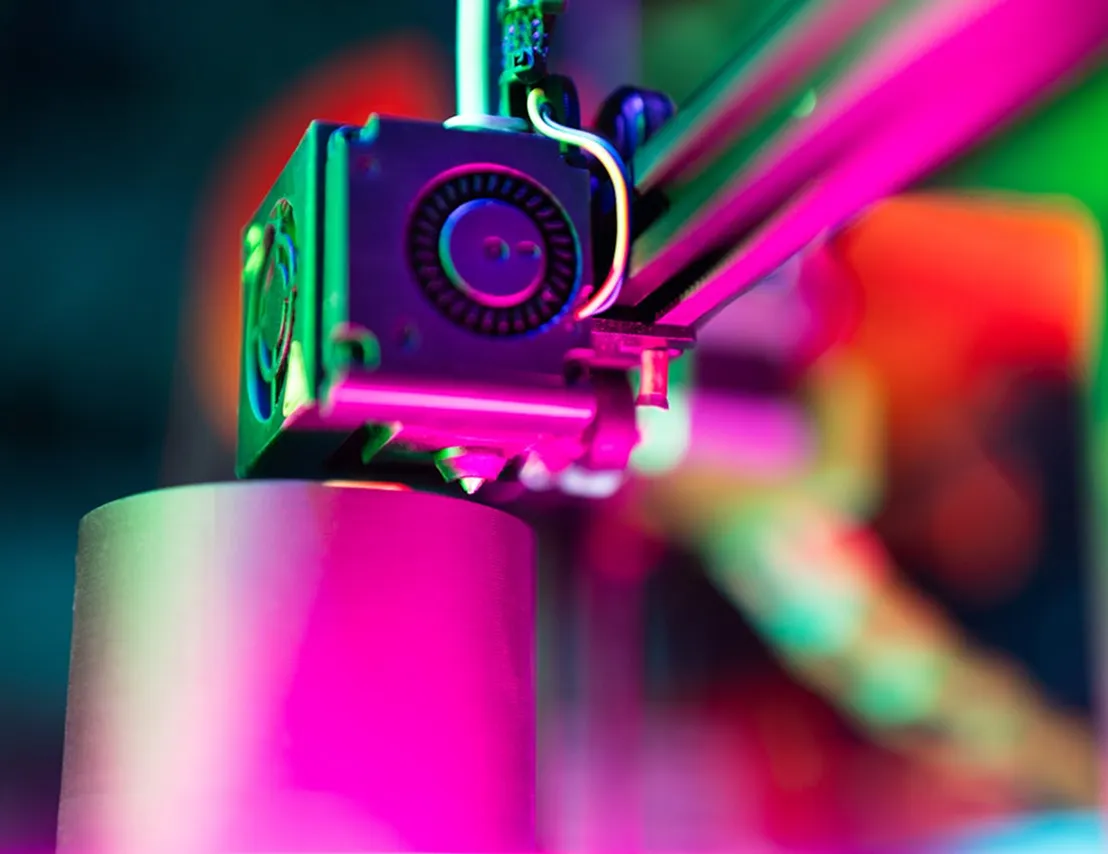 Voorbeeld van een 3D geprint object
